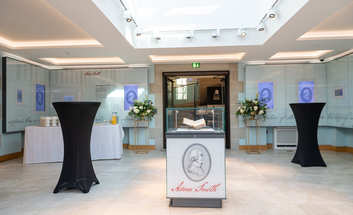 Panmure House Interpretation Suite set for drinks reception event